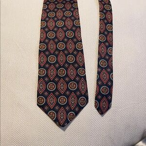 Balmain Tie in Red and Blue